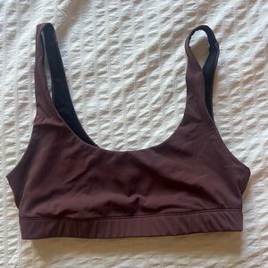 Vuori Maroon Daily Sports Bra